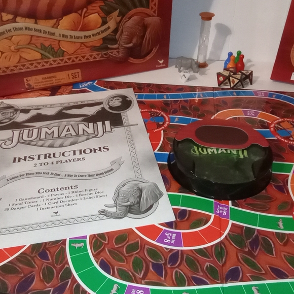 Jumanji Game 100% Complete Classic Adventure Board Family Game - Picture 3 of 13